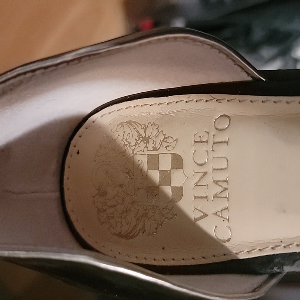 Vince Camuto Hollina Metallic Leather d’Orsay Flats